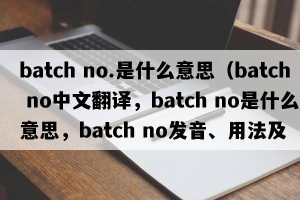 batch no.是什么意思（batch no中文翻譯，batch no是什么意思，batch no發(fā)音、用法及例句）