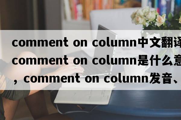 comment on column中文翻譯，comment on column是什么意思，comment on column發(fā)音、用法及例句