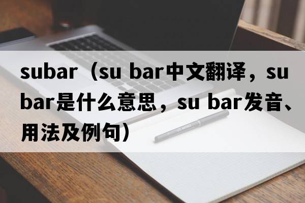 subar（su bar中文翻譯，su bar是什么意思，su bar發(fā)音、用法及例句）