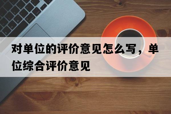 對單位的評價(jià)意見(jiàn)怎么寫(xiě)，單位綜合評價(jià)意見(jiàn)