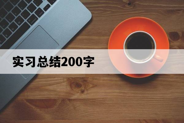 實(shí)習總結200字