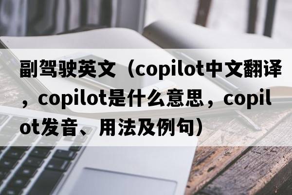 副駕駛英文（copilot中文翻譯，copilot是什么意思，copilot發(fā)音、用法及例句）