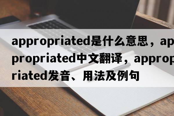 appropriated是什么意思，appropriated中文翻譯，appropriated發(fā)音、用法及例句