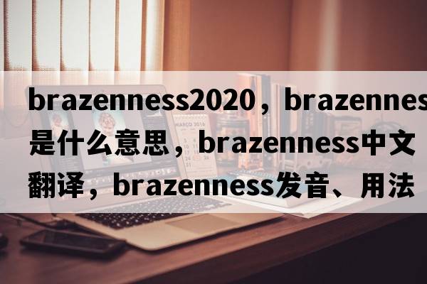 brazenness2020，brazenness是什么意思，brazenness中文翻譯，brazenness發(fā)音、用法及例句