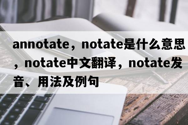 annotate，notate是什么意思，notate中文翻譯，notate發(fā)音、用法及例句