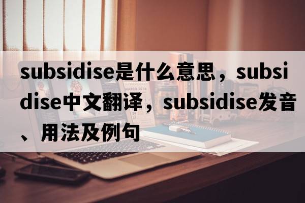 subsidise是什么意思，subsidise中文翻譯，subsidise發(fā)音、用法及例句