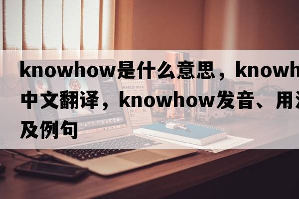 knowhow是什么意思，knowhow中文翻譯，knowhow發(fā)音、用法及例句