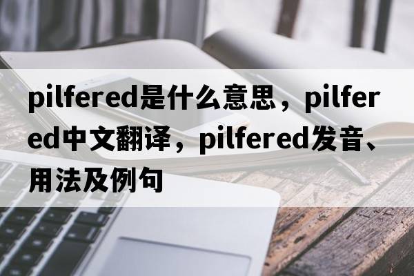 pilfered是什么意思，pilfered中文翻譯，pilfered發(fā)音、用法及例句