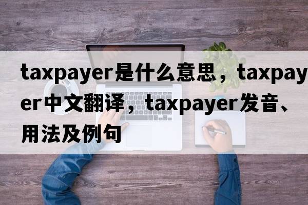 taxpayer是什么意思，taxpayer中文翻譯，taxpayer發(fā)音、用法及例句