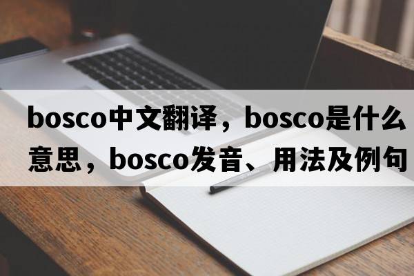 Bosco中文翻譯，Bosco是什么意思，Bosco發(fā)音、用法及例句