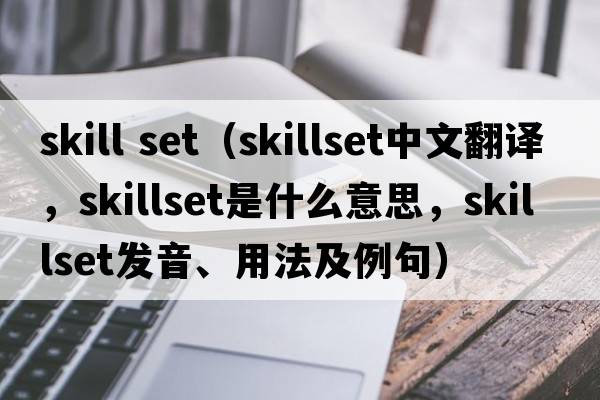 skill set（skillset中文翻譯，skillset是什么意思，skillset發(fā)音、用法及例句）