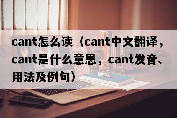 cant怎么讀（cant中文翻譯，cant是什么意思，cant發(fā)音、用法及例句）
