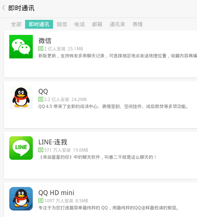 360豌豆莢91三大APP應用分發(fā)平臺搜索排名規則分析